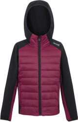 Regatta Gyermekek/gyerekek Kielder IX Hybrid kabát fekete|rózsaszín