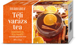 Herbária téli varázs narancs és fahéj ízű tea 20x1, 5g 30 g