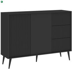 INTERMEBLE BARCELONA Komód Antracit Színben. 135 cm