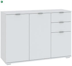 INTERMEBLE Komód Fehér Színben EASY 107 cm - fenyobutor24 - 43 551 Ft