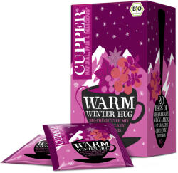 Cupper bio warm winter hug xmas limited edition téli bogyós gyümölcsös tea 40 g - vitalora