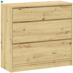 INTERMEBLE BASIT Komód Tölgy Színben 99 cm 3S WIDE