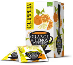 Cupper bio orange&lemon narancs-citrom gyümölcstea 20 db 50 g