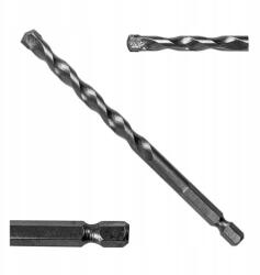 Drel 8 mm-es Widia keményfém fúró betonhoz, falazathoz, téglához, Hex befogással, csavarhúzóhoz (CON-XHB-4080)