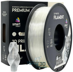 Smart Print Fényes Átlátszó - Smart Print SILK PLA 1, 75mm 1KG