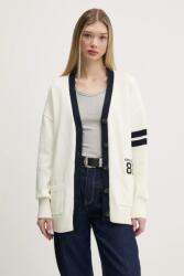 Guess Jeans pamut kardigán - bézs L