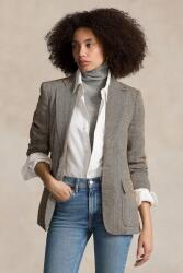 Ralph Lauren blézer gyapjú keverékből - bézs 36