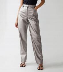 Warehouse Szürke Nadrág Bőr Utánzat Fényes EY3 B18__S