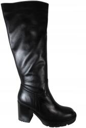 GAMIS Csizma 6053 MÉRET38 Bőr Fekete Lico (6053)