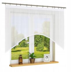  Karnis Íves Függöny Kész Fátyol Szalag Konyha Szoba Trogir 250x120 (t60646)