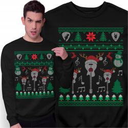 Freshtop Karácsonyi Pulóver Ajándék Gitárosnak Zene Karácsonyi Pulóver