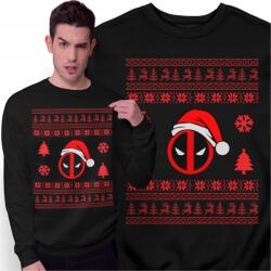 Freshtop Ünnepi pulóver, karácsonyi ajándék, Deadpool Mikulás karácsonyi pulóver