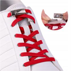 Sulpo Rugalmas cipőfűző lapos piros Sulpo csattal (S007)