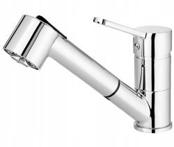 Deante Konyhai csaptelep 16, 4 cm kihúzható kifolyócsővel Króm (BDN 071M)