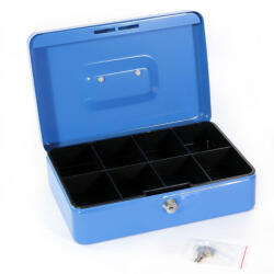 BLUERING Pénzkazetta fém 125x55x95 mm kicsi Bluering® kék (PNZK2) - officefirst