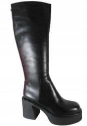 Visconi Csizma 1960588/748 MÉRET38 Bőr Fekete Lico (1960588/748)