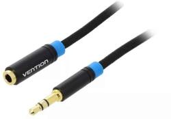Vention Cablu 0.5m Jack 3.5 mm 3pin mama - Jack 3.5 mm 3pin tata negru VENTION VAB-B06-B050-M (VAB-B06-B050-M) - pretexpert