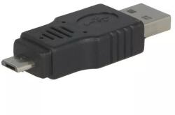 VCOM Adaptor USB 2.0 USB A tata - mufa tata USB B micro mufa nichelat VCOM CA416-PB (CA416) - pretexpert