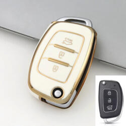 Hyundai 3 gombos bicskakulcs TPU tok fehér arany (THY003AFH)