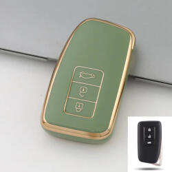  Lexus smart kulcs TPU tok zöld arany (TLE007AZO)