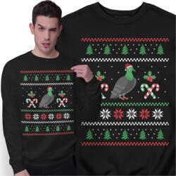 Freshtop Karácsonyi pulóver ajándékba galambásznak, karácsonyi galambos pulóver