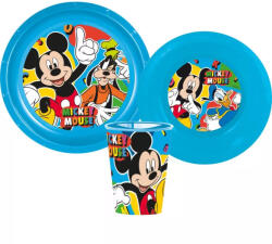 Disney Mickey Cool Summer étkészlet, műanyag szett (JVL55554) - oliviashop