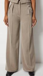 Warehouse Barna Klasszikus Kantáros Nadrág Széles Egyenes Szárú Warehouse 38