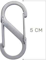 NITE IZE Karabína S-Biner #2 Dual - rozsdamentes (SB2-03-11)