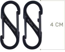 NITE IZE Karabína S-Biner #1 Dual - black, set 2ks (SB1-2PK-01)