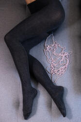 Aura Via Bamboo EXTRA méretű női harisnyanadrág szürke 13827