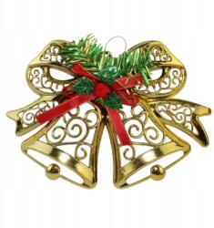  Dekorációs tárgy arany csengettyűk 19x13.5cm (5903288345991)