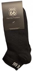 Concept1 Route 66 Quarter Zokni 3 Pár Méret: 39-42 Fekete (5903068049323)