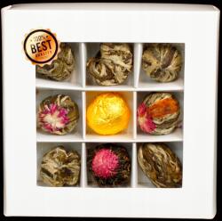 Kawaiherbata24. pl Virágzó tea Fehér Bombázó Szett 9 db-os