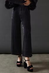 Warehouse Fekete Klasszikus Nadrág Széles Szárú Laza Cipzár Warehouse 36