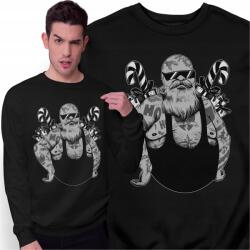 Freshtop Ünnepi pulóver Ajándék karácsonyra Badass Mikulás motoros