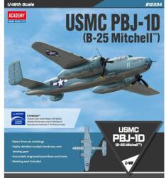 Academy Model Kit avion 12334 - USMC PBJ-1D (B-25 Mitchell) (1: 48) (36-12334)