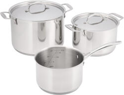 JUDGE Set oale 5 piese Judge Essentials, otel inoxidabil 18 10, 18 20 24 cm, argintiu (HO-S7A1X)