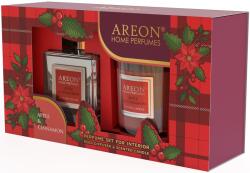 Areon Комплект ароматна свещ Areon Classic - С ароматни пръчици, Apple & Cinnamon (SHP19_G01) - baby