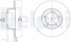 DELPHI Disc frana DELPHI BG2297 (BG2297) - fixbox