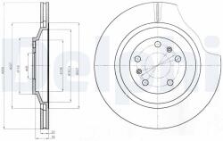 DELPHI Disc frana DELPHI BG4292C (BG4292C) - fixbox