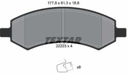 TEXTAR Set placute frana TEXTAR 2222301 (2222301)