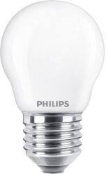 Philips 76347300 LED EEK F (A - G) E27 Csepp forma 4.3 W = 40 W Melegfehér (Ø x H) 4.5 cm x 8 cm 1 db (76347300) (76347300)