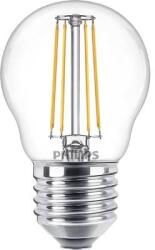 Philips 76317600 LED EEK F (A - G) E27 Csepp forma 4.3 W = 40 W Melegfehér (Ø x H) 4.5 cm x 8 cm 1 db (76317600) (76317600)