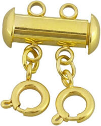 Troli Aranyozott elválasztó kapocs 2 lánchoz és karkötőhöz