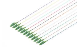 ASSMANN Pigtail fib optic 12 bucăți, LC/APC simplex, SM 9/125, OS2 2 m, 12 culori (DK-29332-02/APC)
