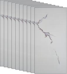 NEXTLY 50 x NEXTLY márvány utánzat öntapadós tapéta készlet, vízálló, állítható, erős ragasztó, könnyen felszerelhető, fedőfelület 9 nm, 30x60 cm, 2 mm vastagság PD909 (s50pd909)