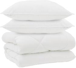 vidaXL Téli takaró párnával 3 pcs Fehér Mikroszál 3377845 (3377845)