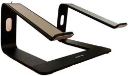 Spacecase laptopállvány, alumínium, fekete, minimalista kivitel, kompatibilis a 11-17, 3"-os laptopokkal (mbrands_5903943294701)