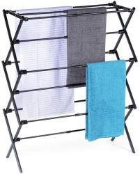 Artemis Ruhatartó szárító, függőleges, Artemis, Állítható, 94 cm, fekete (VD-568025) Ruhaszárító