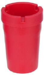 Excellent Houseware hordozható hamutartó, polipropilén, 8, 5x10, 5 cm, piros (KO-CY5655360R)